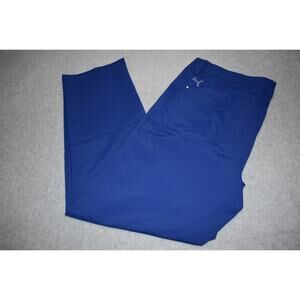 PUMA Golf Pants Mens Size 40 x 32 Performance Polyester Blue FLAT